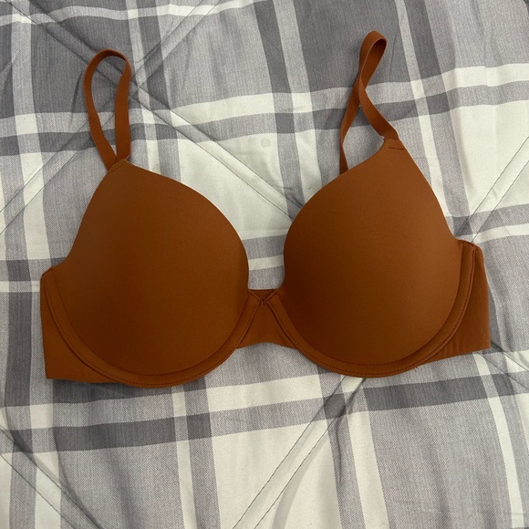 SKIMS BRA BROWN COLOR WOMENS SIZE 32C BROWN COLOR - Picture 1 of 3